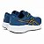 Tênis Asics Raiden 5 Masculino Azul Marinho Laranja Corrida - Imagem 4