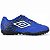 Chuteira Society Umbro Class Neo Infantil Azul Preto - Imagem 1