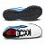 Chuteira Society Umbro Techno II Infantil Azul Branco - Imagem 6