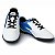 Chuteira Society Umbro Techno II Infantil Azul Branco - Imagem 5