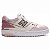 Tênis New Balance 550 Feminino Branco Rosa Casual - Imagem 1