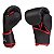 Kit Luva Boxe Naja Black Line Preto Vermelho Bucal Bandagem - Imagem 3