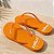 Chinelo Sandália Colcci Established Unissex Casual Laranja - Imagem 3