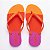 Chinelo Sandália Colcci Blend Unissex Casual Tiras Laranja - Imagem 2