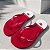 Chinelo Sandália Colcci Pantone Unissex Casual Vermelho - Imagem 1