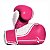 Kit Luva Boxe Pretorian First FX1 Rosa Bucal Bandagem - Imagem 2