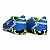 Chuteira Futsal Penalty Matis Turbo Infantil Azul Amarelo - Imagem 4