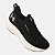 Tênis Under Armour Charged Fleek Preto Branco Unissex - Imagem 3