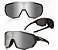 Óculos Esportivo - Bike, Corrida  - 3 Lentes - Queshark - Imagem 6