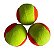 Bola De Beach Tennis - Kit Com 3 Unidades - Optum - Imagem 1