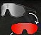 Óculos Esportivo - Bike, Corrida  - 3 Lentes - Queshark - Imagem 10