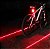 Lanterna Traseira Bike Com Faixa De Laser Led Para Bicicleta - Imagem 2
