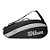 Raqueteira Bolsa, Roger Federer Team 3 Pack - Preto - Wilson - Imagem 1