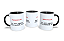 Caneca de Cerâmica Branca, Interior e Alça diversas cores - Imagem 4