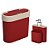 Kit Lixeira 2,8 Litros Cesto De Lixo Dispenser Porta Detergente Esponja Pia Cozinha Flat - Coza - Imagem 1