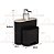 Kit Lixeira 2,8 Litros Cesto De Lixo Dispenser Porta Detergente Esponja Pia Cozinha Flat - Coza - Imagem 4