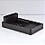 Kit Lixeira 2,8L Escorredor Louças Dispenser Porta Detergente Pia Cozinha Flat - Coza - Preto - Imagem 3