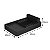 Kit Lixeira 2,8L Escorredor Louças Dispenser Porta Detergente Pia Cozinha Flat - Coza - Preto - Imagem 4