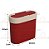 Kit Lixeira 2,8L Escorredor Louças Dispenser Porta Detergente Pia Cozinha Flat - Coza - Vermelho - Imagem 4