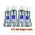 Kit 4 Dispenser Porta Álcool Gel Detergente Sabonete 480ml Organizador Plástico - Sanremo - Imagem 1
