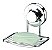 Suporte Porta Saboneteira Com Ventosa Banheiro Cromado - 4003 Future - Imagem 1