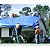 Lona Azul 4x4m Piscina Cobertura Toldo Camping 200 Micra Reforçado - A08082 Ajax - Imagem 4