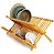 Kit Cozinha Bambu Escorredor De Louças Pratos + Suporte Display - Yoi - Imagem 4