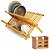 Kit Cozinha Bambu Escorredor De Louças Pratos e Talheres Pia Orgânico - Yoi - Imagem 1