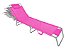 Kit 2 Cadeira Espreguiçadeira Slim Pink Alumínio Ajustável Piscina Praia Jardim - Zaka - Imagem 2