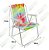 Cadeira Alta Alumínio Praia Camping Piscina Jardim Oxford Tie Dye  - 24520 Belfix - Imagem 2