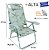 Cadeira Up Line Bambu Reclinável 5 Posições Alumínio C/ Almofada Porta Copos - Zaka - Imagem 3