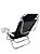 Cadeira Reclinável Top Line 5 Posições Com Almofada E Porta Copos - Zaka - Preto - Imagem 3