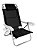 Cadeira Reclinável Top Line 5 Posições Com Almofada E Porta Copos - Zaka - Preto - Imagem 1