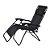 Cadeira Reclinável Trançada 21 Posições Espreguiçadeira Preta - Mor - Imagem 1