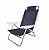 Cadeira Reclinável 6 Posições Com Almofada Alumínio Praia Camping Piscina - Mor - Azul Marinho - Imagem 1
