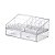 Organizador Maquiagem Pincel Batom Utensílios 2 Gavetas 1094 - Paramount - Imagem 2