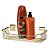Kit Banheiro Dourado Suporte Shampoo + Porta Sabonete Parede Ouro - Future - Imagem 2