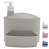Porta Suporte Dispenser 1 Litro Detergente Esponja Pia - 732 Paramount - Cinza - Imagem 2