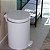 Lixeira De Pedal  5,5 Litros Aço Pintado Com Balde Tampa Cozinha Banheiro - Purimax - Branco - Imagem 3