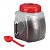 Pote Porta Café  2,2 Litros Plástico Com Colher Dosadora Cozinha - 435/3 Sanremo - Vermelho - Imagem 1