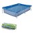 Piscina Infantil 1000 Litros Lona Retangular Estrutural - Mor - Imagem 1