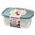 Conjunto 10 Potes Hermético Plástico Alimentos Mantimentos Cozinha - SR10/16 Sanremo - Verde Menta - Imagem 3
