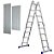 Escada Multifuncional 4x4 Com Plataforma 16 Degraus 5134 - Mor - Imagem 1