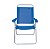 Cadeira Alta Boreal Reclinável 4 Posições Alumínio Suporta 110 Kg - Mor - Azul Claro - Imagem 5
