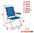 Cadeira Alta Boreal Reclinável 4 Posições Alumínio Suporta 110 Kg - Mor - Azul Claro - Imagem 8