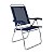 Cadeira Alta Boreal Reclinável 4 Posições Alumínio Suporta 110 Kg - Mor - Azul Marinho - Imagem 1