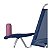 Cadeira Alta Boreal Reclinável 4 Posições Alumínio Suporta 110 Kg - Mor - Azul Marinho - Imagem 5