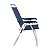 Cadeira Alta Boreal Reclinável 4 Posições Alumínio Suporta 110 Kg - Mor - Azul Marinho - Imagem 9