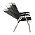 Cadeira Alta Boreal Reclinável 4 Posições Alumínio Suporta 110 Kg - Mor - Preto - Imagem 4