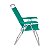 Cadeira Alta Boreal Reclinável 4 Posições Alumínio Suporta 110 Kg - Mor - Verde - Imagem 9